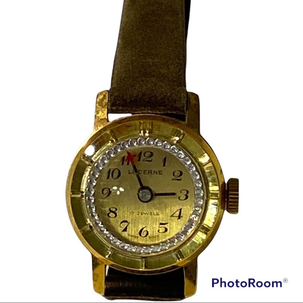 Vintage Lucerne Jeweled Swiss Watch